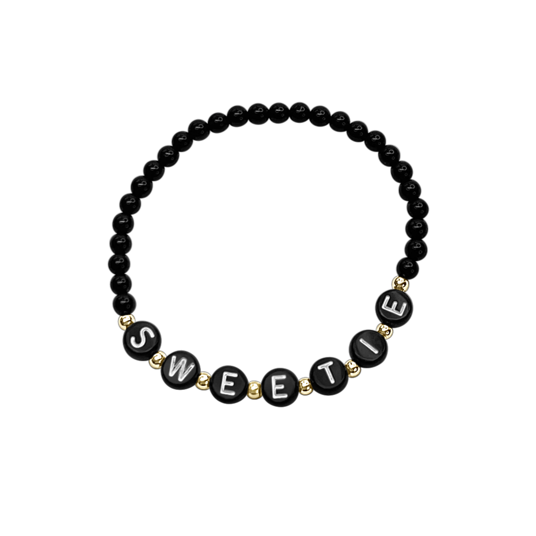 Custom 14K Gold Filled Beaded Strech Bracelet - Customize your bracelet your way! 1 BRACELET