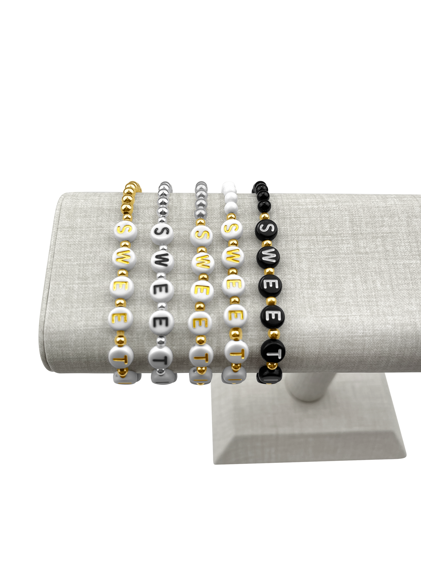 Custom 14K Gold Filled Beaded Strech Bracelet - Customize your bracelet your way! 1 BRACELET