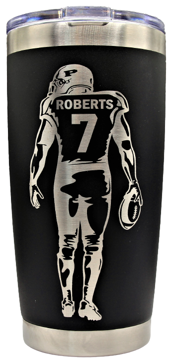 Custom Player Silhouette Tumbler